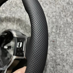 Volante de Cuero Negro para CC MAGOTAN VW <span class=keywords><strong>Golf</strong></span> 6 7 R MK6 7 7.5 Polo <span class=keywords><strong>GTI</strong></span> - Product Image 5