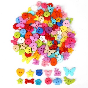 Ensemble de boutons géométriques en plastique CRAFT pour le bricolage, les arts et l'artisanat, le tricot et le crochet, les jouets à colorier et les cadeaux - Product Image 6