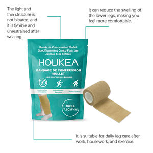 Manchon de compression pour mollets multi-usages pour les sports de voyage et l'usage quotidien - Product Image 3