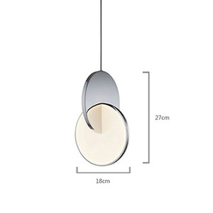 Lustre d'art de luxe à tête unique de style nordique, luminaire créatif pour bar, comptoir, restaurant, luminaire suspendu minimaliste postmoderne - Product Image 5