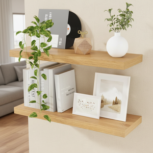 <span class=keywords><strong>Étagère</strong></span> murale flottante en bois <span class=keywords><strong>de</strong></span> haute qualité, vente directe d'usine, pour le rangement à la maison, dans le salon ou la chambre. - Product Image 3