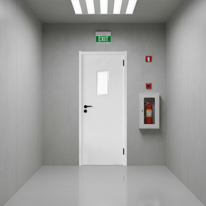 <span class=keywords><strong>Porte</strong></span> coupe-feu en acier ignifuge et étanche avec design personnalisé pour usage résidentiel moderne, applications hospitalières et hôtelières - Product Image 3