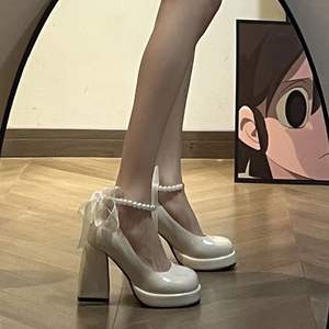 Nouvelles Chaussures Plates Mary Jane Style Français Été-Automne 2026, Rétro Britannique, à Semelle Épaisse en Cuir, Antidérapantes - Product Image 2