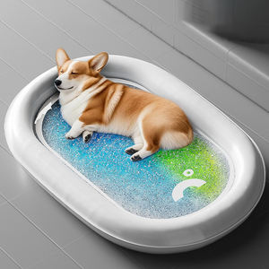 Cama de Gel Refrescante para Mascotas, Estilo Veraniego, para Gatos, Golden Retriever, Corgi, Almohada de Dormir para Perros con Cubierta Completa - Product Image 1