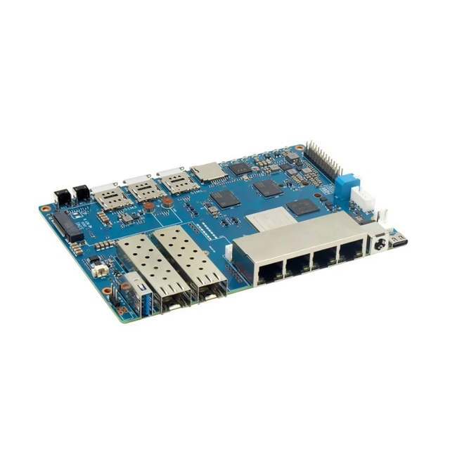 Banana Pi Bpi-r4 Suit With Cases Mediatek Mt7988a ( 880) Quad-core Arm Corex-a73 4gb Ddr4 8gb Emmc Openwrt Router Board