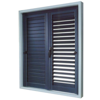 Réglable ventilation obturateur prix du cadre de fenêtre de persienne en aluminium