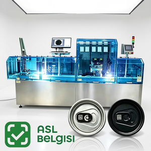 Marqueur laser à fibre double tête à alimentation automatique pour capuchons en aluminium, avec inspection CCD et système de rejet automatique pour machines à codes QR - Product Image 1
