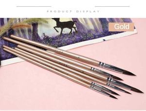 Pennello <span class=keywords><strong>per</strong></span> <span class=keywords><strong>acquerello</strong></span> peli <span class=keywords><strong>di</strong></span> animali <span class=keywords><strong>martora</strong></span> nera 6 pezzi <span class=keywords><strong>per</strong></span> pittura ad <span class=keywords><strong>acquerello</strong></span> rotondo a punta Set <span class=keywords><strong>di</strong></span> <span class=keywords><strong>pennelli</strong></span> <span class=keywords><strong>per</strong></span> adulti principianti dipinti a mano - Product Image 6