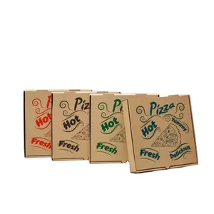Wholesale wholesale custom printed Paper Packaging maker corrugated pizza box with logo