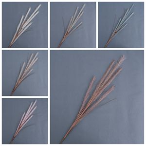 Bouquet d'herbe de la pampa artificielle CallaFloral 120 cm, décoration florale séchée pour mariage et maison, style INS, artisanat - Product Image 3