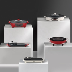Meitong — barbecue anti-fumée, gril d'intérieur et automatique, théière à vapeur 2 en 1 avec grille multifonction, fabriqué en chine - Product Image 2