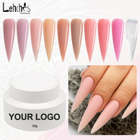 Haute qualité 15g auto-nivelant ongles Gel constructeur HEMA Tpo gratuit lampe à LED Source nue clair laiteux rose blanc Gel Extension d'ongle