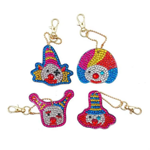 Promozione di Vendita: Kit per Pittura Diamante 5D Fai-da-Te, Portachiavi con Personaggi, Portachiavi con Angeli, Decorazione per Chiavi - Product Image 1