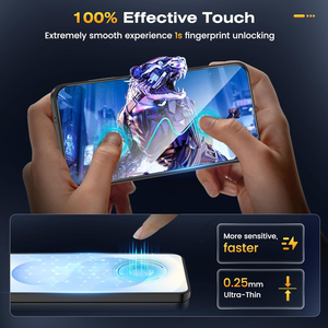 Nouveau <span class=keywords><strong>incassable</strong></span> 2.5D 9H OG 28 °   Protection d'écran en verre trempé pour Samsung S26 Ultra avec déverrouillage par empreinte digitale ultrasonique - Product Image 6