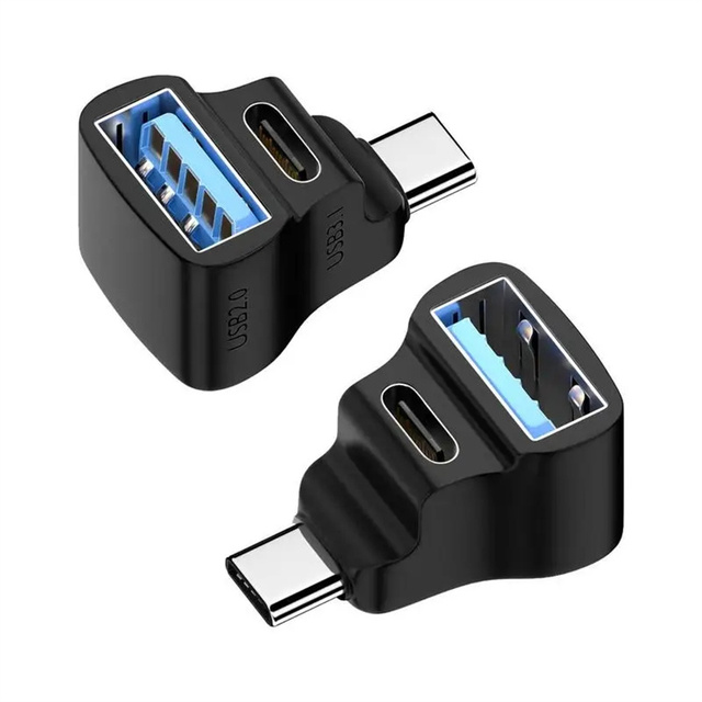 2in1 USB3.1 20Gbps USB C to Type C Adapter ThunderBolt3 8K100W Fast Charge OTG Converter Data Adapter for MacBook Steam Deck