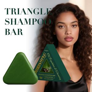 Autocollants personnalisés pour soins capillaires, shampoing solide aux extraits naturels de plantes, savon pour cheveux anti-pelliculaire, rend les cheveux lisses et doux - Product Image 2