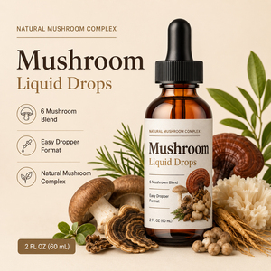 Venta Directa de Suplementos de Extracto de Hongo Multifuncional en Gotas Líquidas de 60 ml, Dosis de 2 ml, Calidad Certificada para Todas las Edades, Incluyendo Recién Nacidos - Product Image 3