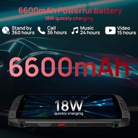 Téléphone robuste Android 12, Armor 15 (écouteurs TWS intégrés), 6 Go + 128 Go, haut-parleurs stéréo IDual, appareil photo 5.45 ''HD + 16MP + 13MP + 12MP