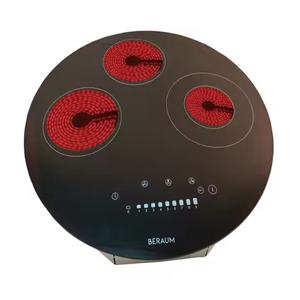 Cuisinière électrique infrarouge à 3 brûleurs en céramique, plaque chauffante personnalisée par le fabricant, plaque à induction - Product Image 2