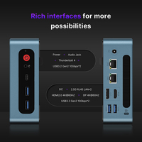 BOSGAME P2 Mini PC Intel I7-12700H 32GB DDR4 512GB PCIe SSD 4K Triple Wi-Fi 6E DDP ke AS