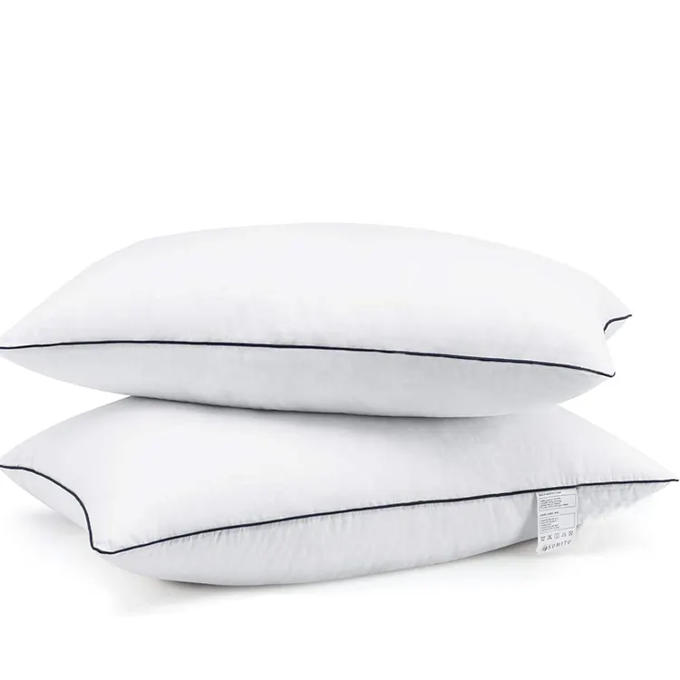 5 Stars Hotel Comfortable Sleeping Soft Feather Polyester Pillow