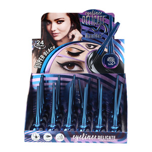 Crayon <span class=keywords><strong>Gel</strong></span> Liquide Waterproof Noir Délicat Karité 5ml pour les Yeux, Maquillage Cosmétique, Produit de Beauté, Tube à Marque Privée avec <span class=keywords><strong>Pinceau</strong></span> - Product Image 5