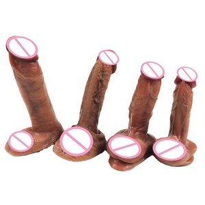 Neuankömmling Realistische Silikon Dildos Penis Mit Saugnapf G-Punkt Stimulieren Strap On Dildo Großhandel Dildo Sexspielzeug - Product Image 6