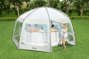 Domo para <span class=keywords><strong>Piscina</strong></span> <span class=keywords><strong>Redonda</strong></span> Bestway 58612 de 6.00m X 6.00m X 2.95m - Product Image 6