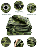 Bâche imperméable en PE, bâche imperméable robuste, bâche camouflage