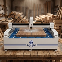 Machine de découpe CNC à jet d'eau 380V avec cœur PLC spécialisé et répétabilité de 0,001 mm pour la découpe du bois, du bois franc et des articles en bois