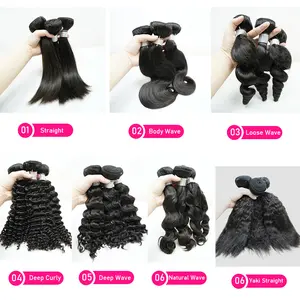 straight natural wholesale virgin cuticle aligned cheap 10a brazilian peruvian raw human hair vendor weave weft extension bundle