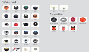 Tête de coupe de type <span class=keywords><strong>Kawasaki</strong></span> universelle coupe-nylon-débroussailleuse coupe-herbe Whipper Eater pièces de rechange - Product Image 6