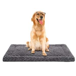 Sofá de terciopelo rosa para mascotas, <span class=keywords><strong>cama</strong></span> impermeable para perros, resistente a mordeduras, arena para gatos de Otoño/Invierno, alfombrilla extraíble para perros grandes, se puede personalizar - Product Image 5