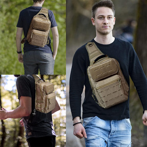 Tan 10 <span class=keywords><strong>l</strong></span> hombres mujeres frente llevar Hunter Cross body molle Honda bolsa para hombres al aire libre caza montaña - Product Image 2