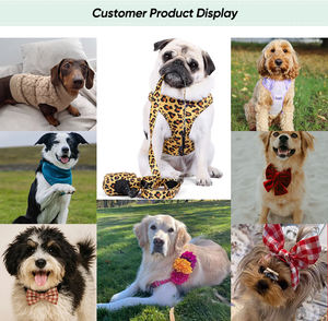 Échantillon <span class=keywords><strong>gratuit</strong></span>, logo personnalisé, nœuds papillon en velours côtelé écologiques pour <span class=keywords><strong>chien</strong></span>, nœud papillon marin pour chiot, pour l'été, l'hiver, le printemps, Halloween, Noël - Product Image 4