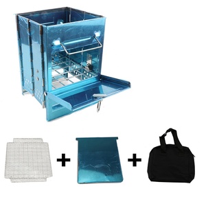 Stainless Steel Square Foldable <strong>Grill</strong> Outdoor <strong>Mini</strong> <strong>Charcoal</strong> Stove Portable Bbq Picnic Stove - Product Image 4