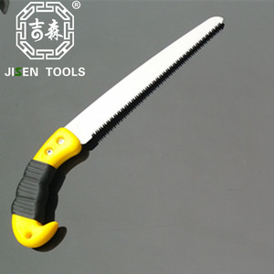 Scie à main Jisen Tools en acier à haute teneur en carbone, à trois dents, pour arbres fruitiers et jeunes plants, manche en plastique, scie de jardin manuelle - Product Image 5