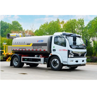 Camion-citerne Dongfeng 4X2 9,3 m³ avec canon à brouillard de 30 m pour la réduction de la poussière et l'assainissement des routes municipales