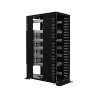 Armoire ouverte ORV3 de 21 pouces pour cluster de serveurs IA HPC avec barre omnibus 48 V CC, gestion des câbles et mise à la terre ESD
