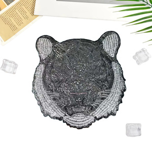 Nuovo Design: Toppe Ricamate a Testa di Tigre con Paillettes, Resistenti, <span class=keywords><strong>da</strong></span> Applicare con Ferro <span class=keywords><strong>da</strong></span> Stiro, Gialle, alla Moda, per Borse, Scarpe, Cappelli e Abbigliamento Trendy - Product Image 3