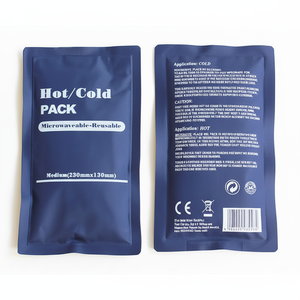 Suministros de terapia de rehabilitación al por mayor de fábrica de alta calidad Paquete de gel de hielo reutilizable en frío/caliente personalizado No tóxico Marca OEM Clase I - Product Image 1