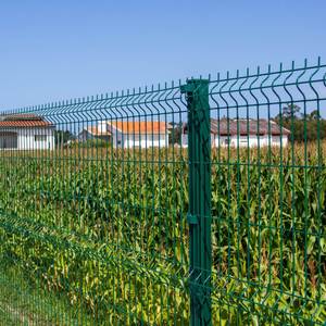 Panneau de clôture en treillis métallique <span class=keywords><strong>rigide</strong></span> 3D à faible coût, galvanisé à chaud, pour barrière temporaire de contrôle des foules lors d'événements - Product Image 2