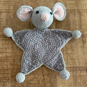 <span class=keywords><strong>Doudou</strong></span> en tricot crocheté en forme d'ours ou de mouton pour bébé, couverture de sécurité pour bébé, jouet de confort pour le sommeil, couverture en coton tricoté pour bébé - Product Image 6