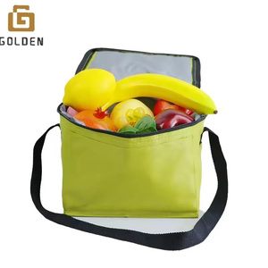 Mochila dorada personalizada de alta calidad <span class=keywords><strong>Glovo</strong></span> amarillo brillante con aislamiento térmico comida caliente <span class=keywords><strong>Pizza</strong></span> entrega bolsa nevera impermeable - Product Image 2