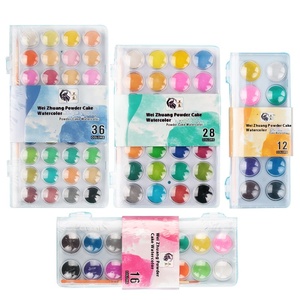 Weizhuang - Juego de Pinturas de Acuarela Sólida para Artistas, 36 Colores, 45 ml, para Dibujar en Lienzo, para la Creatividad y la Imaginación - Product Image 5