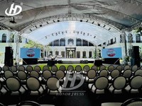 Sistema de Estructura de Truss de Alto Rendimiento con Techo Arqueado para Eventos de Conciertos al Aire Libre