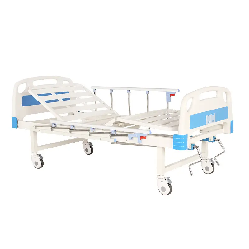 Custom Hospital Nursing Bed Medical Bed Wholesale Manual Adjustable Medical Equipments Hospital Bed