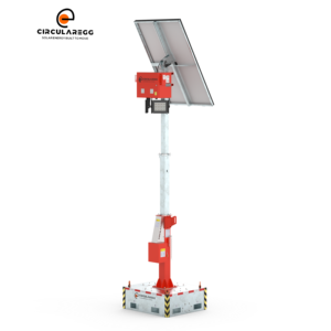 Torre de Seguridad Solar Portátil Mini para Parques Comunitarios, con Luz Integrada, Disponible en Stock - Product Image 3