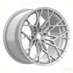 Rines Deportivos SAiLen de Aleación Forjada Personalizados, Diseño Cóncavo, PCD 5x112/5x120/5x114.3, 20-24 Pulgadas, Acabado Negro Semi-Brillante para Audi - Product Image 5