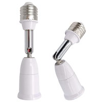 Adaptateur de douille de lampe E27 vers E27, convertisseur d'ampoule rotatif à 360 degrés, rallonge flexible pour ampoule